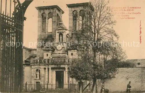 AK / Ansichtskarte Gerbeviller Chapelle Gerbeviller