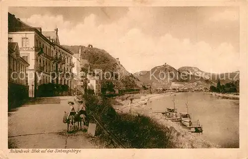 AK / Ansichtskarte Rolandseck mit Siebengebirge Rolandseck