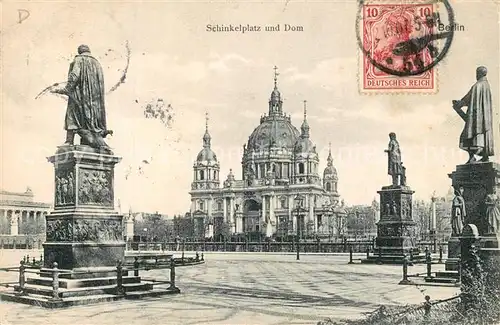 AK / Ansichtskarte Berlin Schinkelplatz mit Dom Berlin