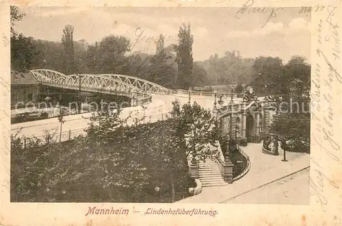 AK / Ansichtskarte Mannheim Lindenhof?berf?hrung Mannheim