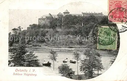 AK / Ansichtskarte Oelsnitz_Vogtland Schloss Voigtsberg Oelsnitz_Vogtland