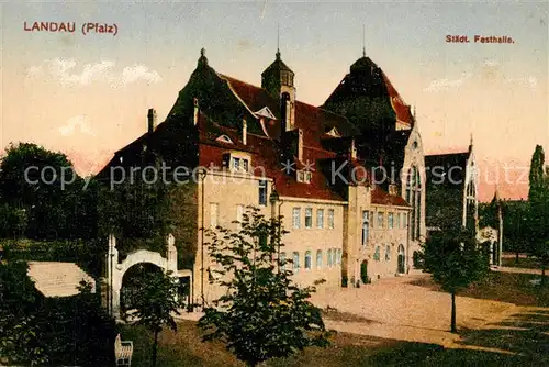 AK / Ansichtskarte Landau_Pfalz Festhalle Landau Pfalz