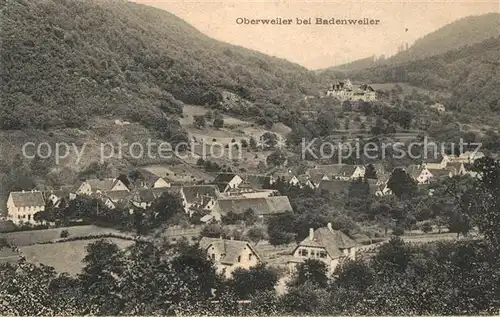 AK / Ansichtskarte Oberweiler_Badenweiler Panorama Blick auf Friedrich Hilda Genesungsheim Oberweiler_Badenweiler