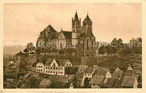 AK / Ansichtskarte Alt_Breisach_Rhein Altstadt mit Muenster 