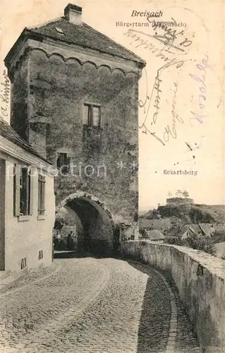 AK / Ansichtskarte Breisach_Rhein Buergerturm Hagenbach Eckartsberg Breisach Rhein