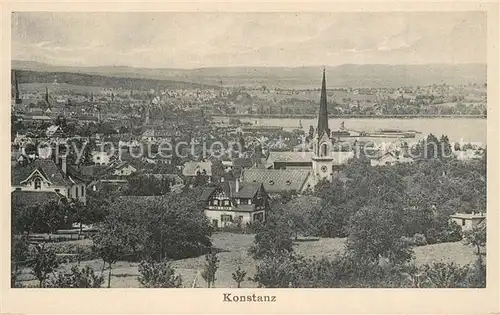 AK / Ansichtskarte Konstanz_Bodensee Panorama Konstanz_Bodensee