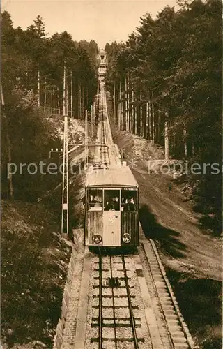 AK / Ansichtskarte Baden Baden Drahtseilbahn auf den Merkur Baden Baden