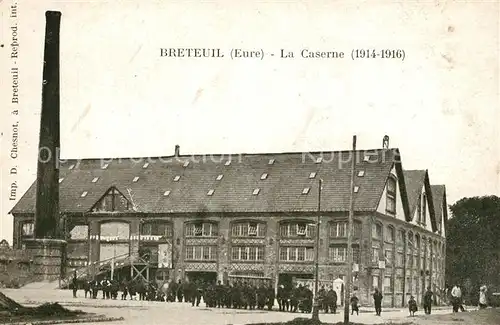 AK / Ansichtskarte Breteuil_Eure La Caserne Breteuil Eure