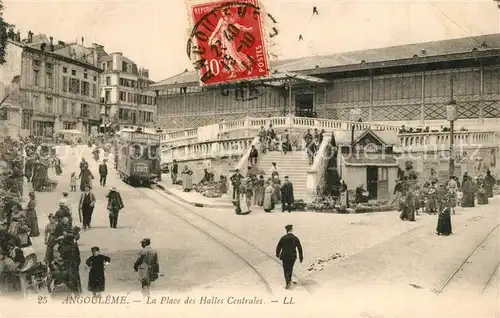 AK / Ansichtskarte Angouleme La Place des Halles Centrales Angouleme