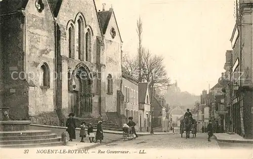 AK / Ansichtskarte Nogent le Rotrou Rue Gouverneur Nogent le Rotrou