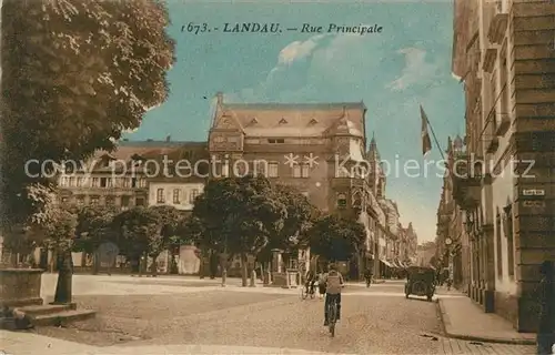 AK / Ansichtskarte Landau_Pfalz Rue Principale Landau Pfalz