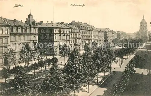 AK / Ansichtskarte Mainz_Rhein Kaiserstrasse Mainz Rhein