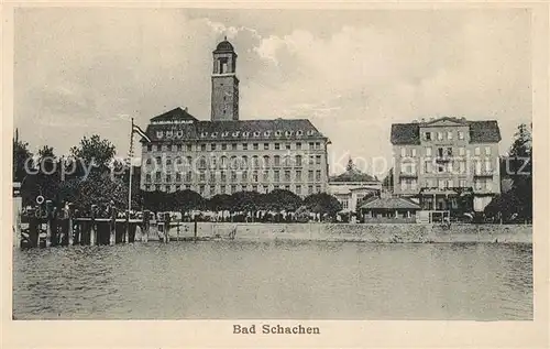 AK / Ansichtskarte Bad_Schachen_Lindau Hotel am See Bad_Schachen_Lindau