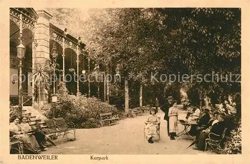 AK / Ansichtskarte Badenweiler Kurpark Badenweiler