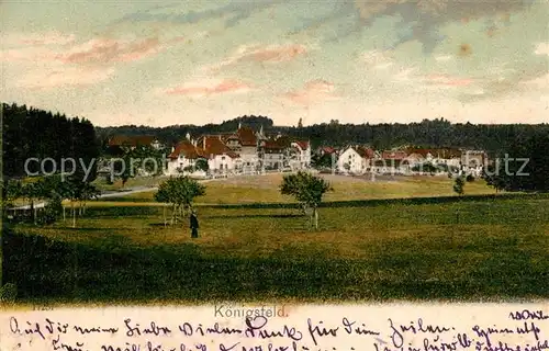 AK / Ansichtskarte Koenigsfeld_Schwarzwald Panorama Koenigsfeld Schwarzwald