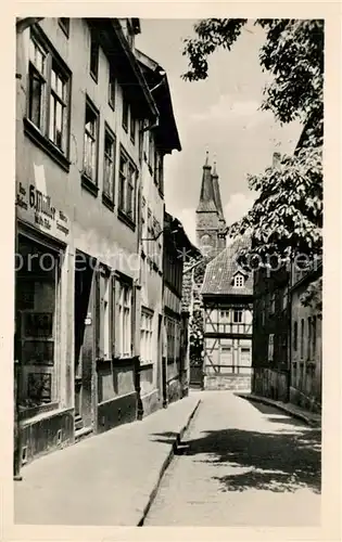 AK / Ansichtskarte Nordhausen_Thueringen Pfaffengasse Dom Nordhausen Thueringen