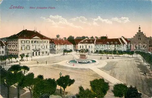 AK / Ansichtskarte Landau_Pfalz Max Josephs Platz Landau Pfalz