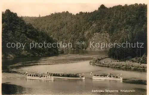 AK / Ansichtskarte Zschopau Talsperre Kriebstein Zschopau