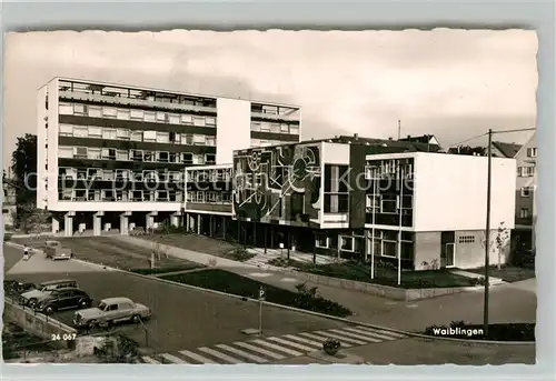 AK / Ansichtskarte Waiblingen_Rems Stadtansicht Waiblingen Rems