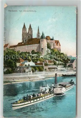 AK / Ansichtskarte Meissen_Elbe_Sachsen Koeniglich Albrechtsburg Meissen_Elbe_Sachsen