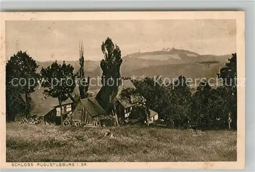 AK / Ansichtskarte Augustusburg Panorama  Augustusburg