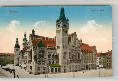 AK / Ansichtskarte Chemnitz Neues Rathaus Chemnitz