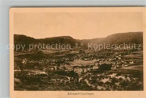 AK / Ansichtskarte Altenstadt_Geislingen_Steige Panorama Altenstadt_Geislingen