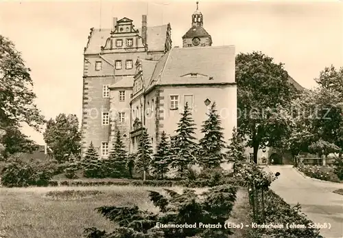 Pretzsch_Elbe Eisenmoorbad Kinderheim Ehem Schloss Pretzsch Elbe