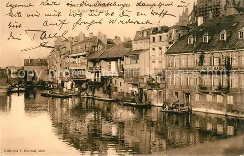 Metz_Moselle Bains des Roches Felsenbaeder Metz_Moselle