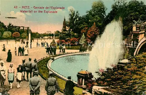 Metz_Moselle Cascade de l Esplanade Metz_Moselle