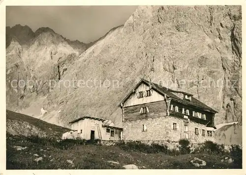 AK / Ansichtskarte Anhalter_Huette Lechtaler Alpen Heiterwand Anhalter Huette