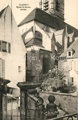 AK / Ansichtskarte Clamecy_Nievre Eglise Saint Martin Abside Clamecy_Nievre