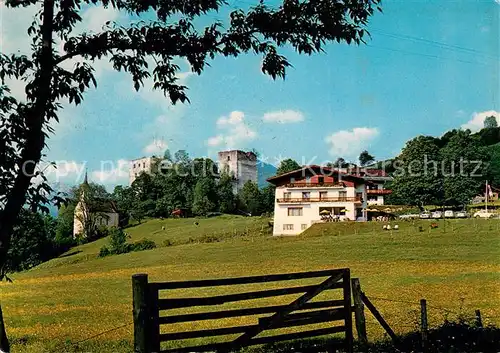 AK / Ansichtskarte Kaprun Hotel an der Burgruine Kaprun