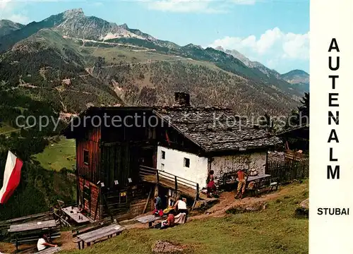 AK / Ansichtskarte Neustift_Stubaital_Tirol Autenalm Neustift_Stubaital_Tirol