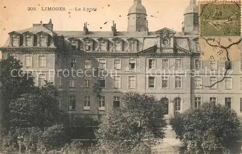 AK / Ansichtskarte Limoges_Haute_Vienne Le Lycee Limoges_Haute_Vienne