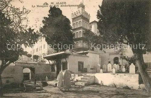 AK / Ansichtskarte Alger_Algerien Mosquee de Sidi Abderhaman Alger Algerien