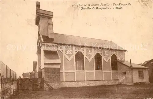 AK / Ansichtskarte Tours_Indre et Loire Eglise de la Sainte Famille Tours Indre et Loire