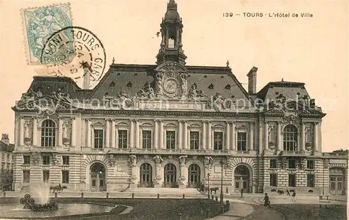 Tours_Indre et Loire Hotel de Ville Tours Indre et Loire