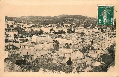 Cannes_Alpes Maritimes Vue generale Cannes Alpes Maritimes