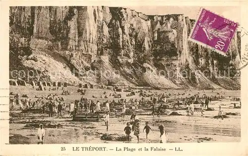 Le_Treport Plage et La Falaise Le_Treport