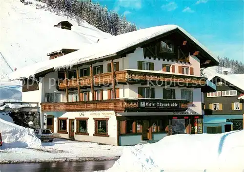 Mittelberg_Kleinwalsertal Alpenstueble Cafe Restaurant Mittelberg_Kleinwalsertal