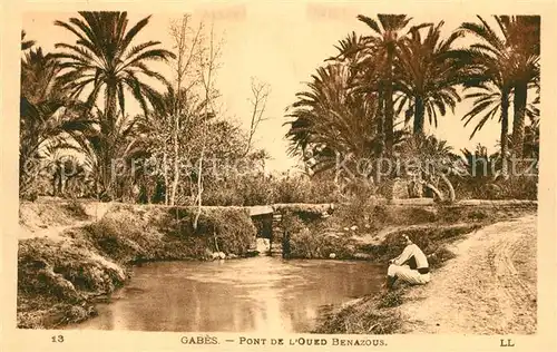 AK / Ansichtskarte Gabes POnt de l Oued Benazous Gabes