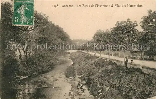 AK / Ansichtskarte Aubagne Les Bords de l Huveaune Allee des Marronniers Aubagne