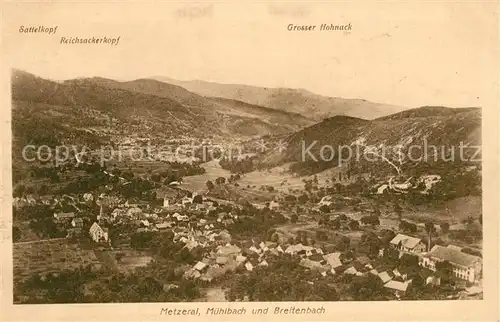 AK / Ansichtskarte Metzeral_Haut_Rhin Muehlbach Breitenbach Metzeral_Haut_Rhin