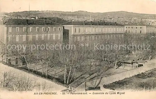 AK / Ansichtskarte Aix en Provence Panorama sud Ensemble du Lycee Mignet Aix en Provence