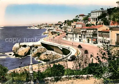 AK / Ansichtskarte Marseille_Bouches du Rhone Promenade de la Corniche vers le Petit Nice Marseille