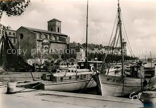 AK / Ansichtskarte La_Ciotat Un coin du Port Eglise ND de l Assomption La_Ciotat