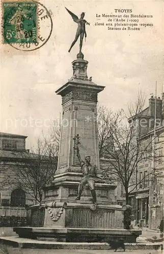 AK / Ansichtskarte Troyes_Aube Monument des Bienfaiteurs Troyes Aube