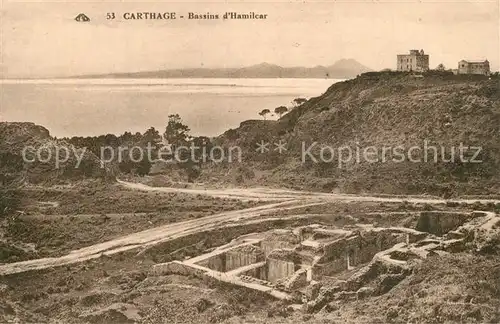 AK / Ansichtskarte Carthage_Karthago Bassins d`Hamilcar Carthage Karthago