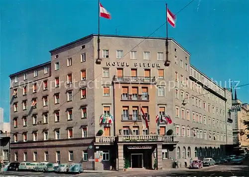 AK / Ansichtskarte Salzburg_Oesterreich Hotel Pitter Salzburg_Oesterreich